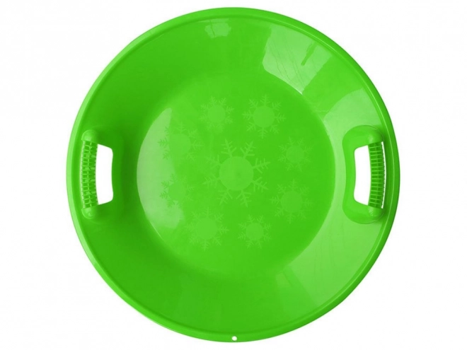 Grande slitta rotonda in plastica 62cm