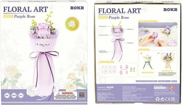 Puzzle 3D Rosa Viola