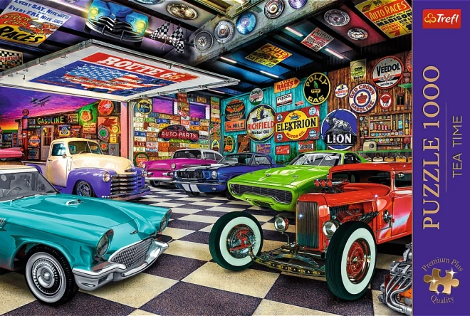 Puzzle 1000 pezzi Garage Collezionista d'Auto