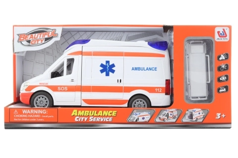 Ambulanza a batteria con barella