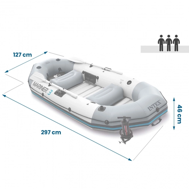 Intex gommone Mariner 3 per 3 persone