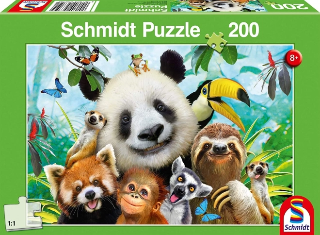 Puzzle Schmidt divertimento animale 200 pezzi