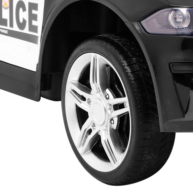 Auto elettrico per bambini GT Sport Polizia nero