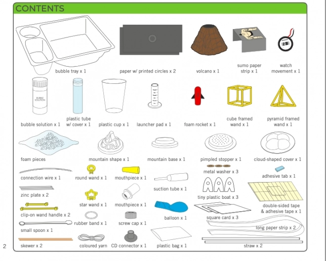 Set scientifico Esperimenti in cucina