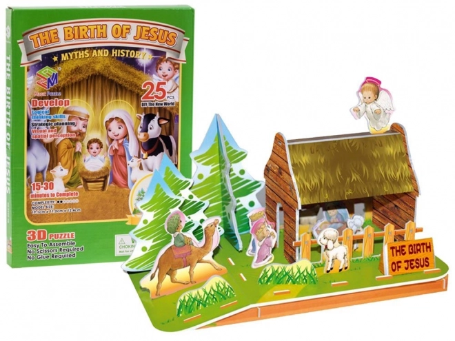 Puzzle 3D Nativity Scene Betlemme