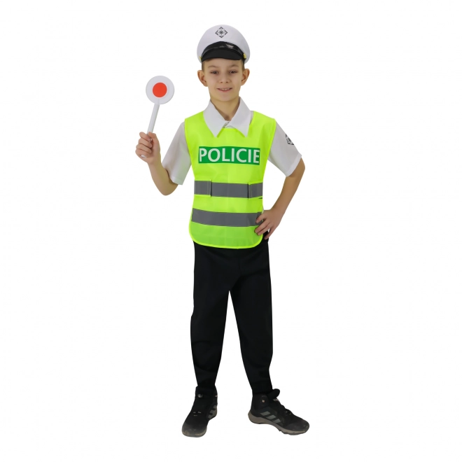 Costume da poliziotto del traffico per bambini (L)