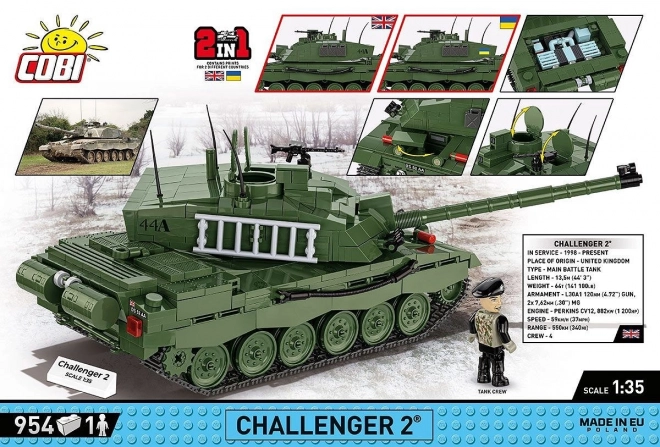 Set Costruzioni Cobi Carro Armato Challenger 2