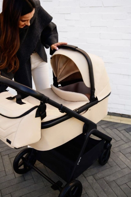 Passeggino combinato 2 in 1 MoMi Giselle beige 2024