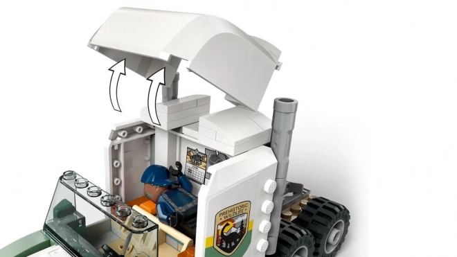 Lego Jurassic World - Camion da trasporto Allosauro