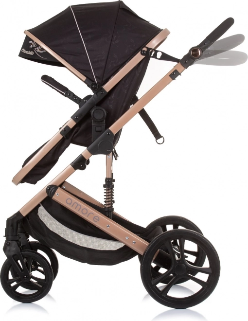 Passeggino combinato Amore 2 in 1 Chipolino Jungle – Ossidiana, Oro