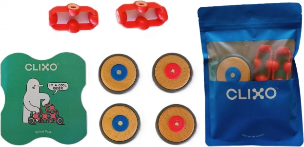 Clixo Wheels - set di ruote e connettori