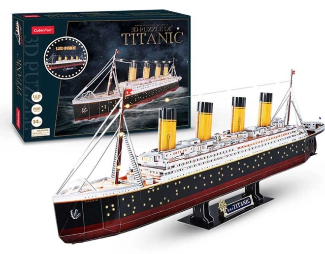 Puzzle 3D Titanic con LED