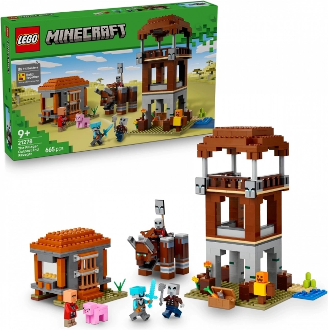 Nascondigli dei predoni e devastatori LEGO Minecraft
