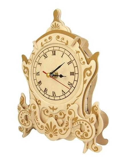 Puzzle 3D in legno Orologio Folletto