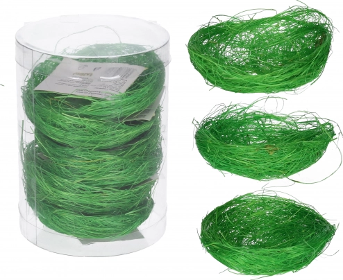 Nido decorativo 8 cm verde