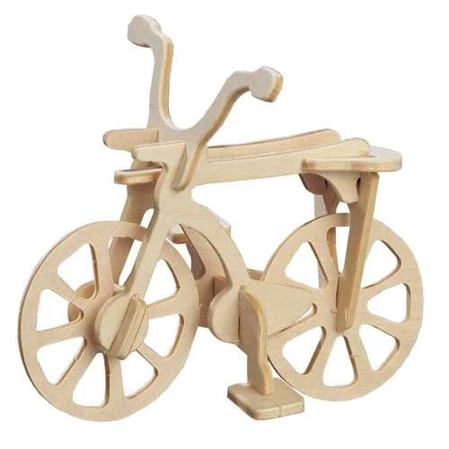 Puzzle 3D in legno Bicicletta