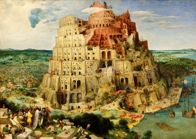 Puzzle Pieter Bruegel La Torre di Babele 1000 Pezzi