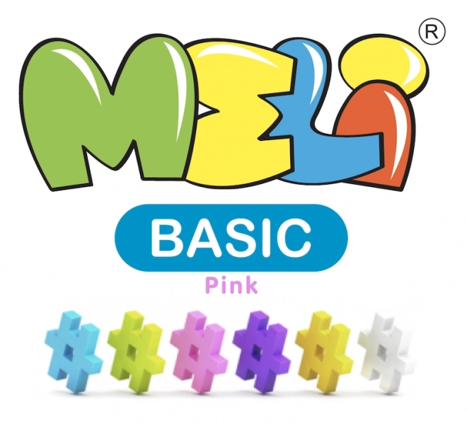 Costruzioni Meli Basic Pink 300 Pezzi