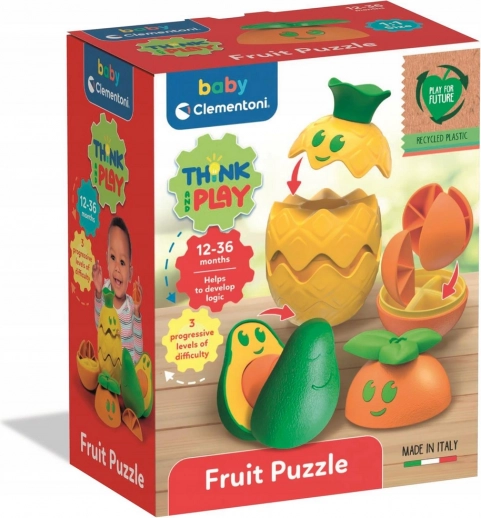 Clementoni Baby frutta impilabile in plastica riciclata