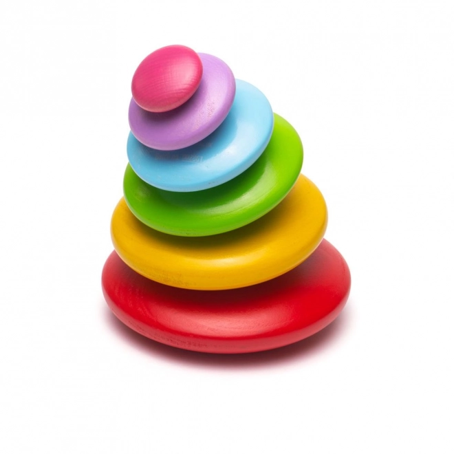 Gioco di equilibrio con ciottoli colorati Bigjigs