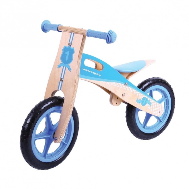 Odrážedlo in legno blu per bambini Bigjigs Toys