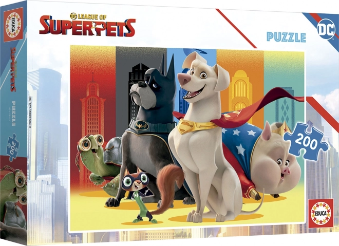 Puzzle EDUCA DC League Superpets 200 Pezzi