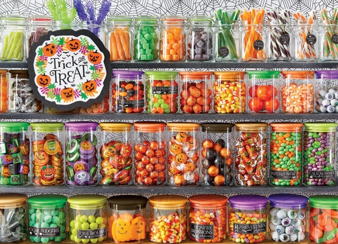 Puzzle di Halloween: Dolcetto o Scherzetto COBBLE HILL 1000 Pezzi