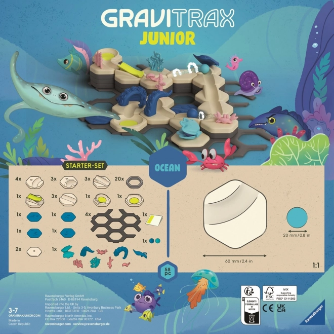 Ravensburger GraviTrax Junior Set di Partenza Oceano