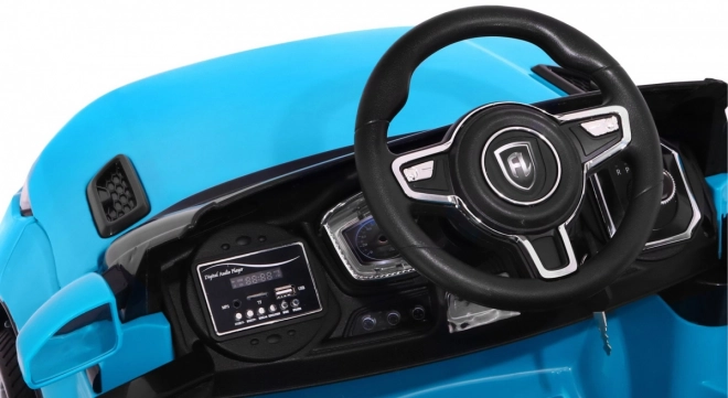 Mini auto elettrico sportivo Rapid Racer blu