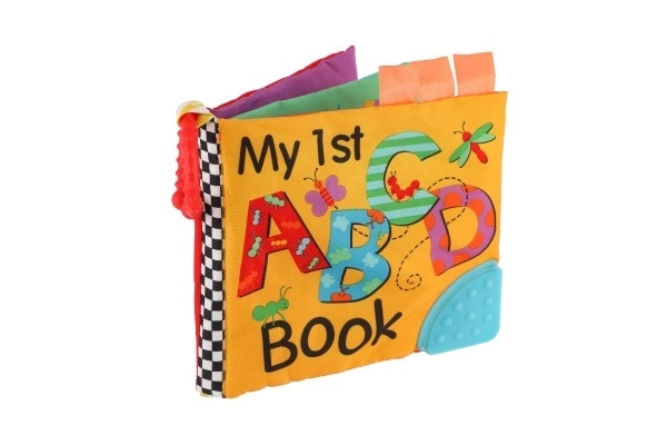 Libro morbido in stoffa 16x14 cm per bambini 3m+