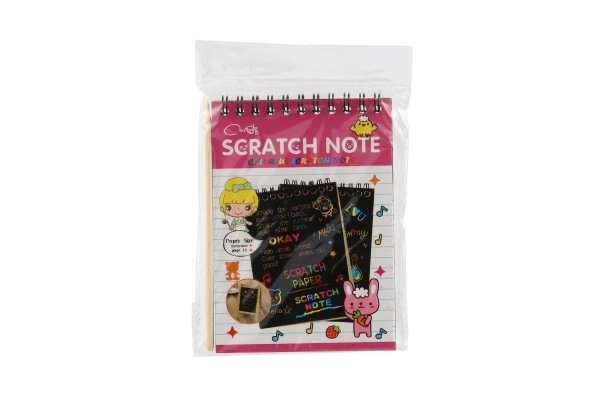 Blocco Note Scratch Arcobaleno - 10 Fogli