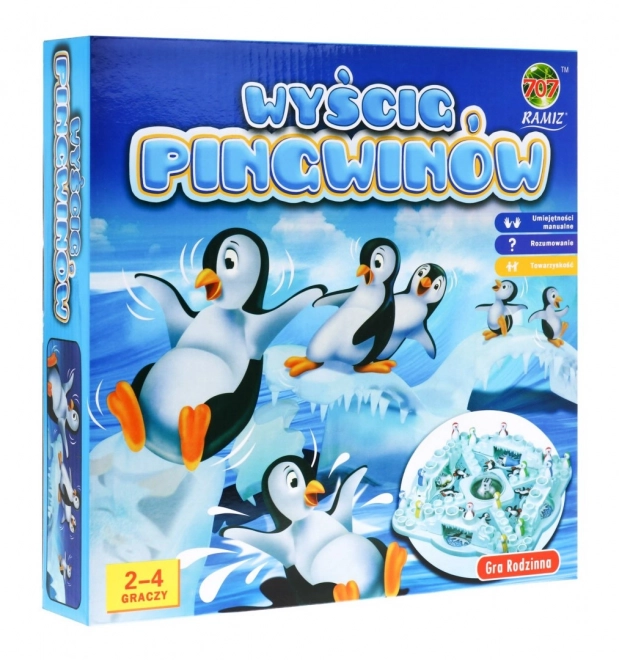 Gioco da tavolo corsa dei pinguini chi