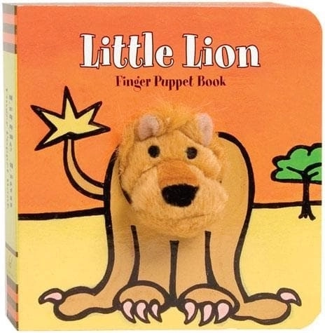 Chronicle Books libro con burattino da dito – piccolo leone