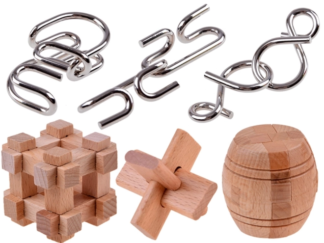 Puzzle Logici Metallici Układanka