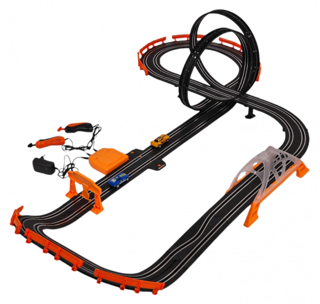 Pista da corsa Track Master con illuminazione e accessori