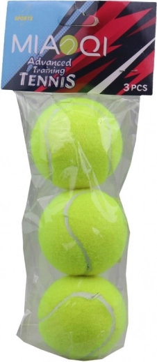 Palline da tennis nel pratico sacchetto 3 pezzi