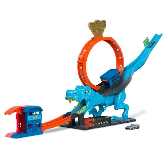 Pista Hot Wheels City Trappola T-Rex