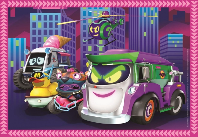 Puzzle Batwheels 4v1 (12, 16, 20, 24 pezzi)