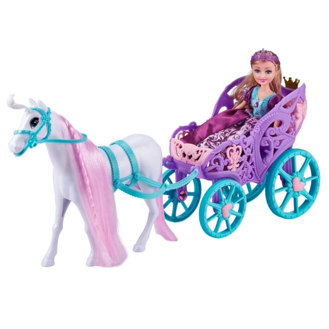 Principessa Sparkle Girlz con cavallo e carrozza