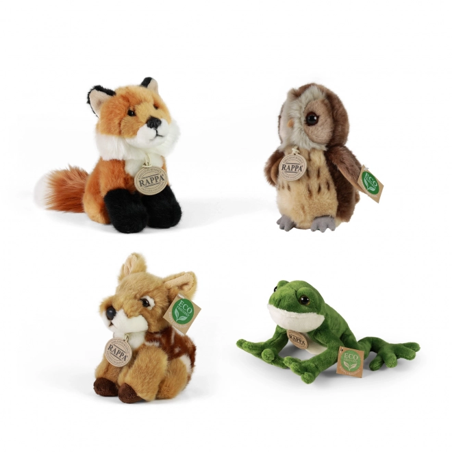 Set completo di peluche animali della foresta eco-friendly