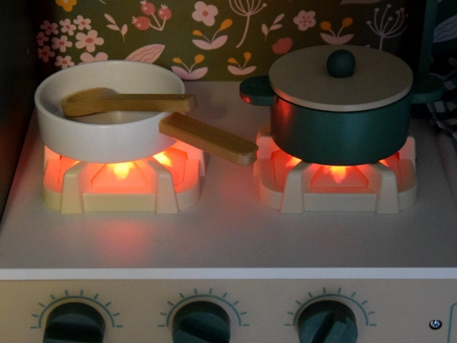 Grande frigorifero vintage da cucina in legno accessori per lavatrice ZA4833