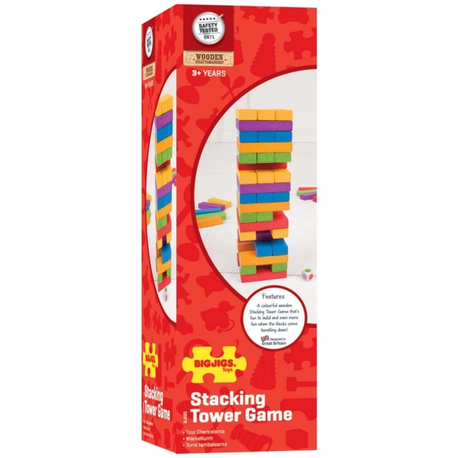 Bigjigs Toys Torre Colorata Jenga