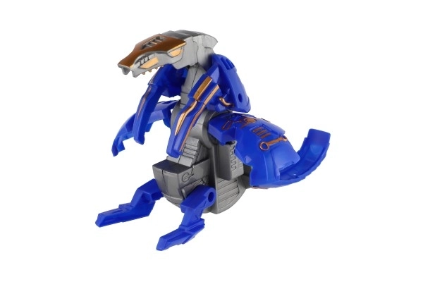 Uovo di dinosauro robot pieghevole in plastica 11cm in vari colori