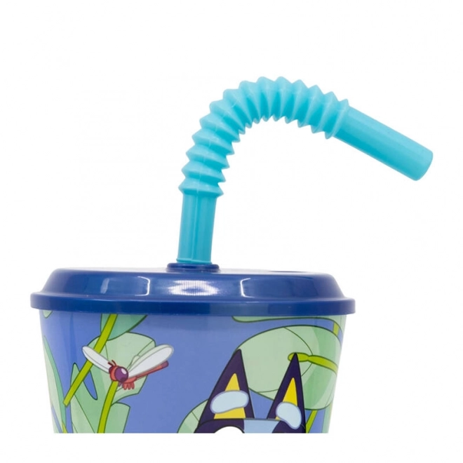 Tazza con cannuccia Bluey per bambini