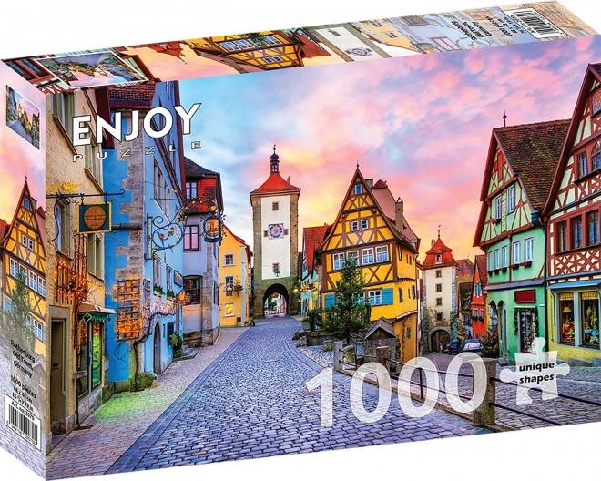 Puzzle Staré město Rothenburg, 1000 pezzi