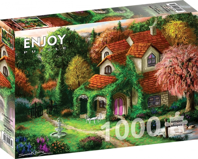 Puzzle Chalet nel bosco 1000 pezzi