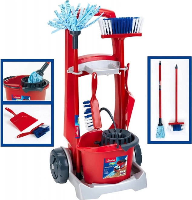 Carrello di pulizia completo
