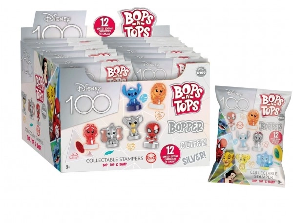 Timbri Disney Bops/Tops assortiti in bustina 12 pezzi