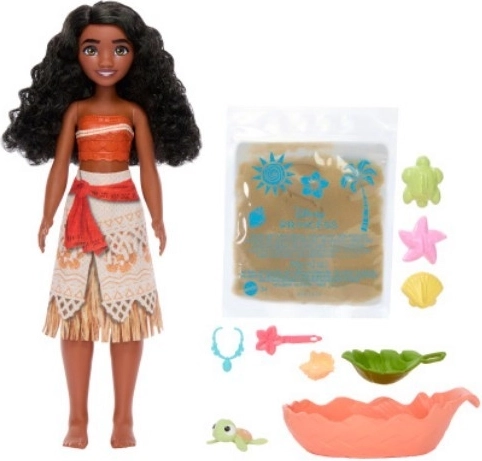 Disney Principessa Vaiana Bambola con Amici dell'Oceano