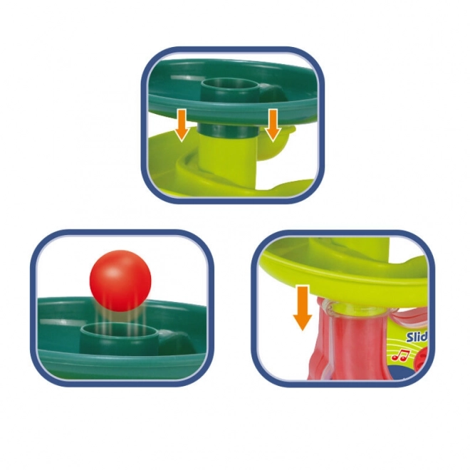 Fontanella musicale colorata per palline